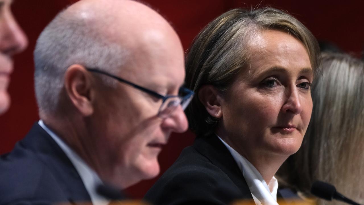 Mr Goyder and Ms Hudson both issued an apology at the AGM. Picture: NCA NewsWire / Luis Ascui