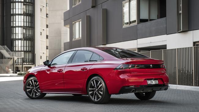 The 508 has crisp styling that SUVs just can’t match.