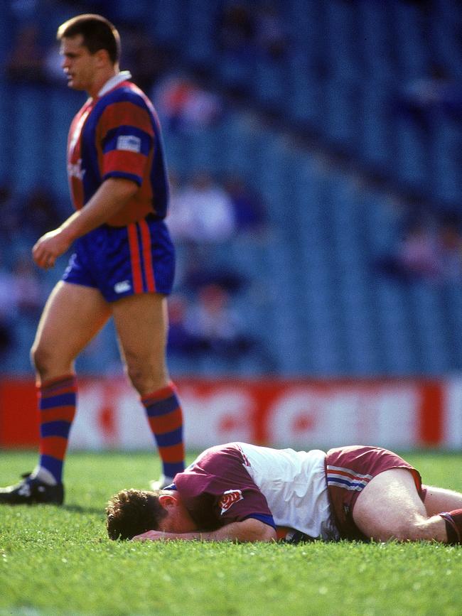 Carroll was concussed during a match against the Knights in 1997.