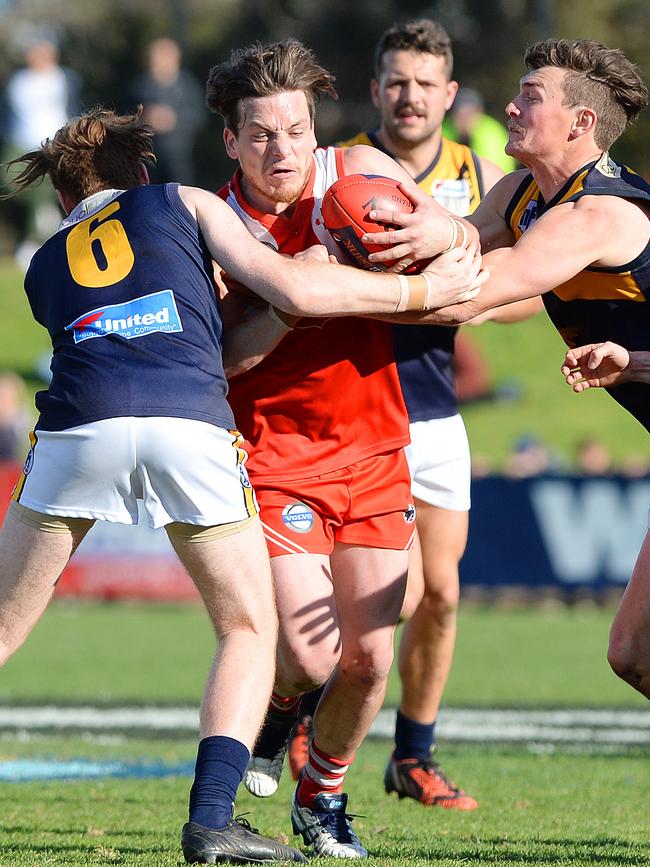 Lalor went within three points of a Division 2 grand final victory in 2015 against Whittlesea. Picture: Josie Hayden