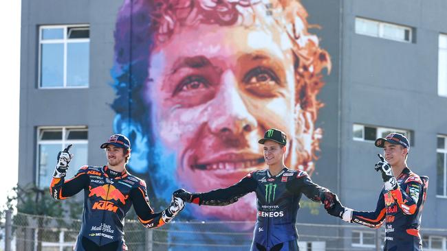 Valentino Rossi is one of a kind. (Photo by Jose Jordan / AFP)