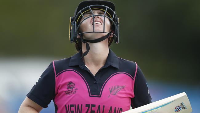 Katey Martin says the pressure is all on the Aussies.