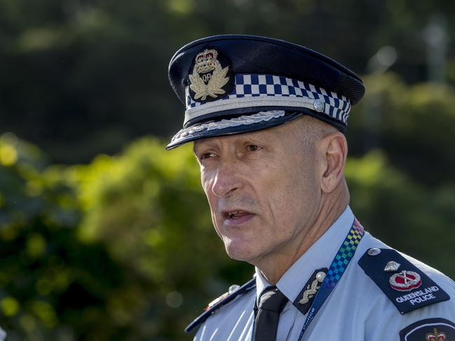 Deputy Commissioner Steve Gollschewski: “The police will show compassion and understanding when we deal with the community, we will not be being very tolerant of anyone that wilfully does not comply with directions of the chief health officer.” Picture: Jerad Williams