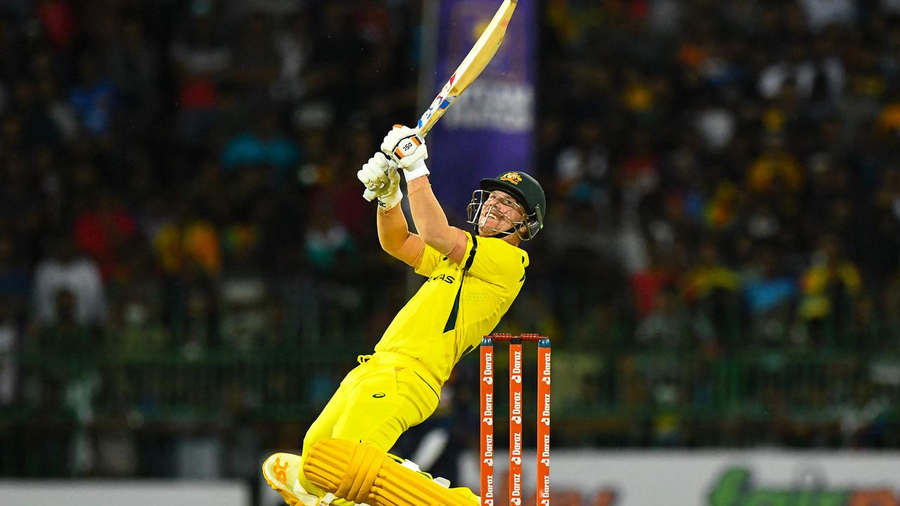 Australia's David Warner is considering his future in short-form cricket.  Photo: AFP