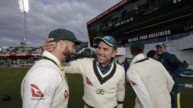 Justin Langer and his team could be back in the Old Dart. Photo: Ryan Pierse/Getty Images)