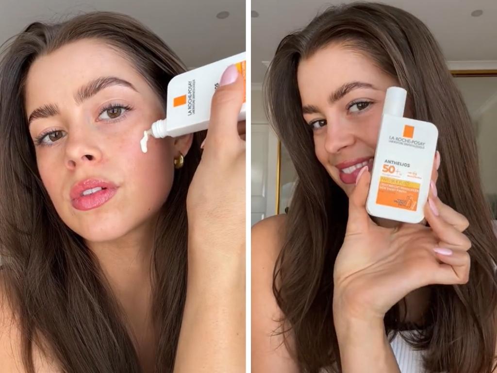 Save on the top-rated sunscreen from La Roche Posay. Picture: TikTok/@iamnotsammy.