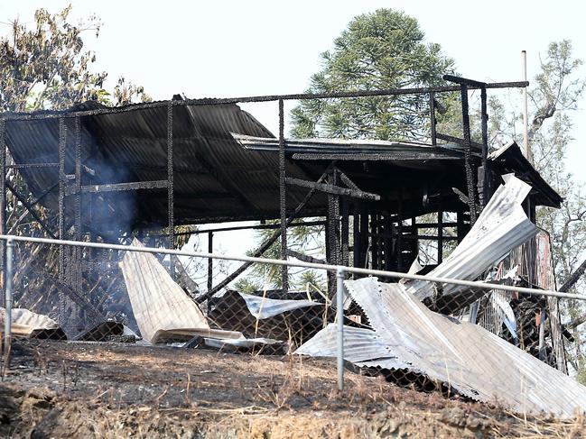 Mr David hasn’t returned to the scene of the fire. Picture: AAP/Richard Gosling