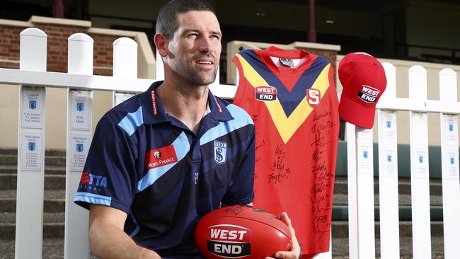 Dual Sturt Premiership coach Martin Mattner is looking ahead without star Kory Beard. Picture Sarah Reed