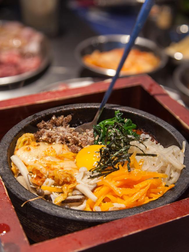 South Korea’s national dish, bibimbap. Picture: Alamy