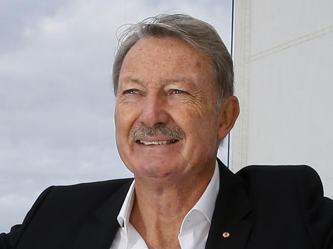 WARNING. EMBARGOED SUNDAY HERALD SUN. Victorian Living Treasure John Bertrand is a yachtsman, who skippered Australia II to victory in the 1983 America's Cup now heads Swimming Australia.   Picture: David Caird.