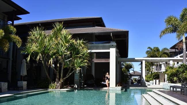 Bali vibes poolside at Santai Retreat, Casuarina.