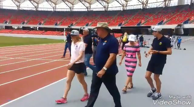 First look at the Commonwealth Games track at Carrara stadium