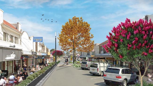 A concept design of Joseph St, Lidcombe, could look after the $7.6 million revamp.