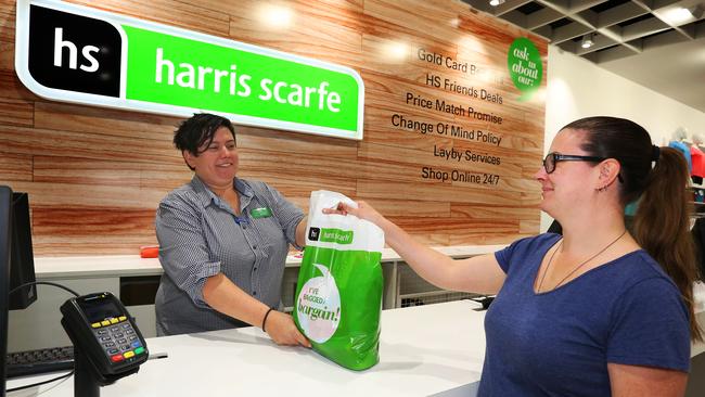 Harris Scarfe will close three stores in Victoria.