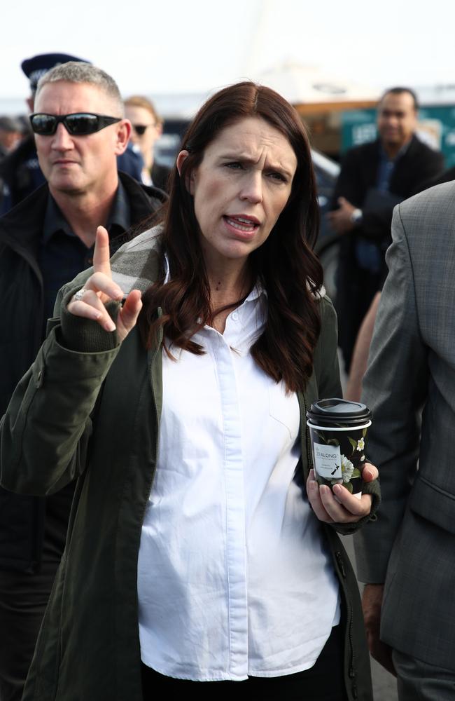 Jacinda Ardern pictured in Hamilton last week. Picture: Getty Images