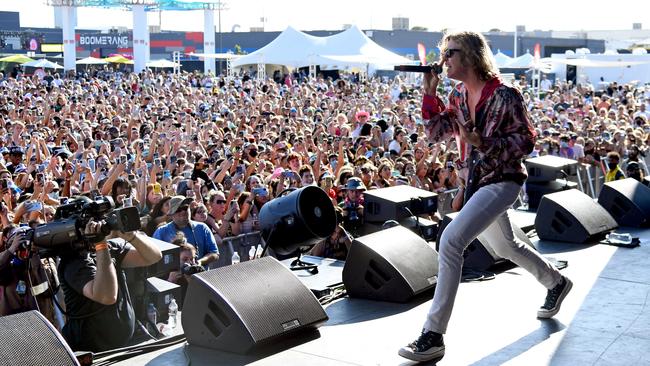 The Kid Laroi performing at the iHeartRadio Music Festival in Las Vegas, Nevada on September 18, 2021. Picture: Kevin Mazur/Getty Images for iHeartMedia