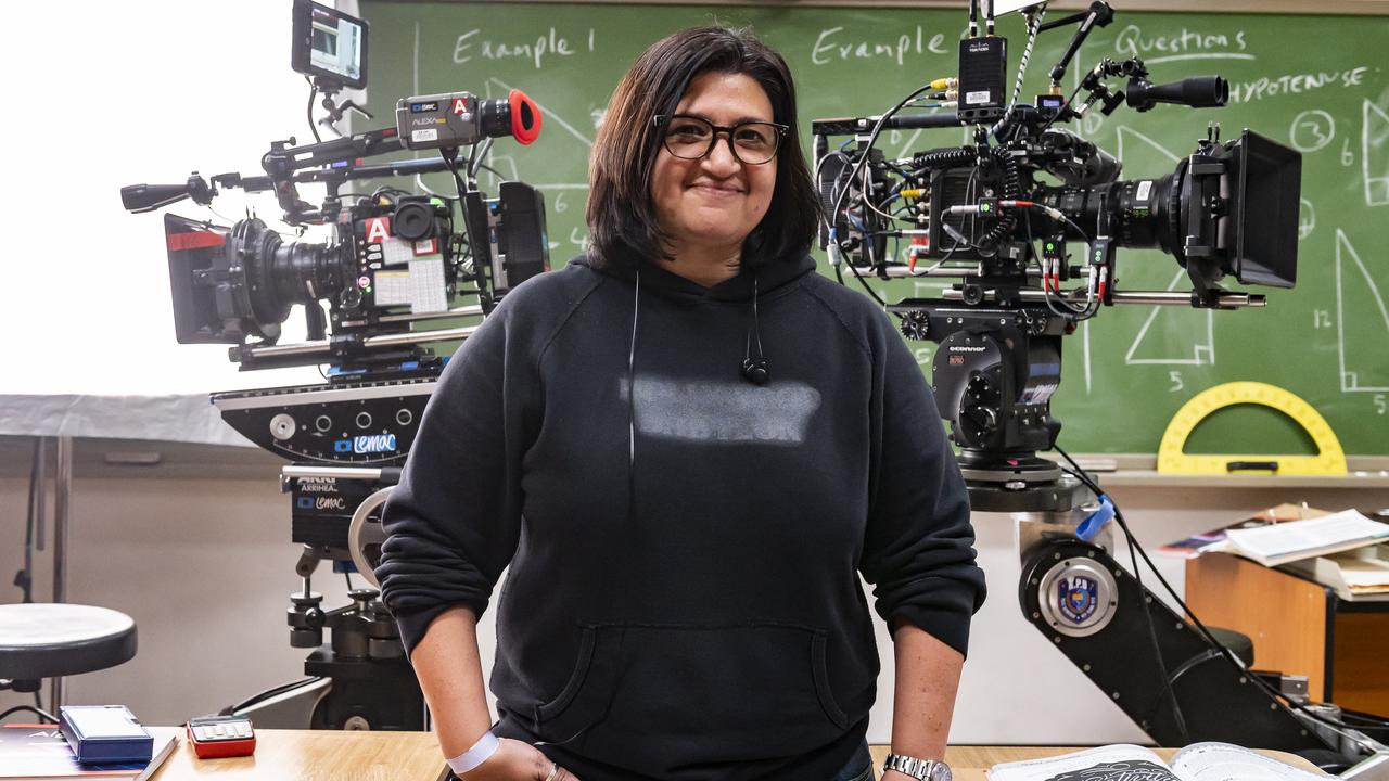 Nahnatchka Khan on set in Queensland, Australia. Picture: Mark Taylor/NBCUniversal.