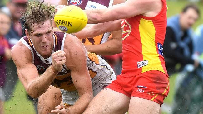 Bell during his time with Brisbane. Photo by Bradley Kanaris/Getty Images