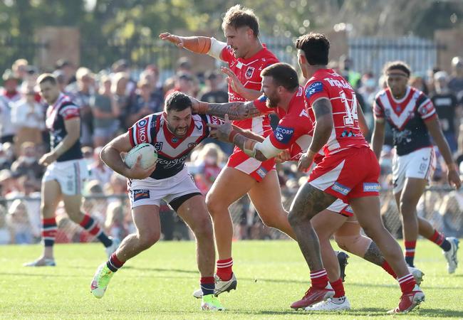 James Tedesco had a blinder against the St George Illawarra Dragons (Photo by Jono Searle/Getty Images)