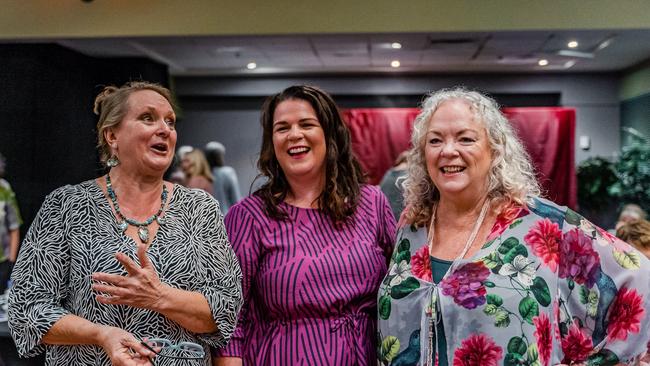 Winner of the Coffs Coast Woman of the Year, Emma Aspden with runners-up Angelika Aulerich and Lisa Nicholls. Photo: Jay Black / And the trees photography