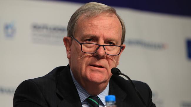 11/10/18 Former treasurer Peter Costello (ECG Financial) during the Australian's outlook conference at the Grand Hyatt. Aaron Francis/The Australian