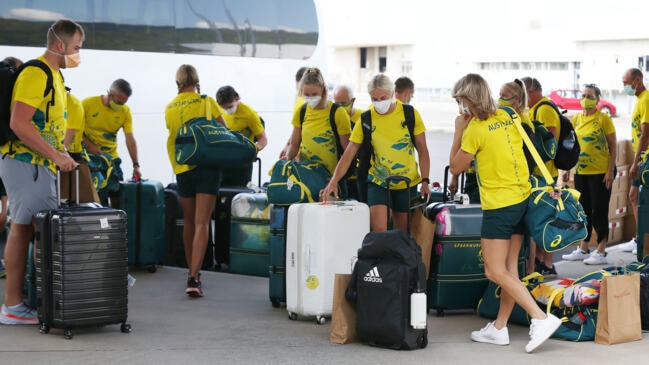 Olympians depart Cairns