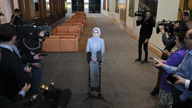 Senator Payman quit Labor in July over the party’s policies on Israel and Palestine. Picture: NewsWire / Martin Ollman