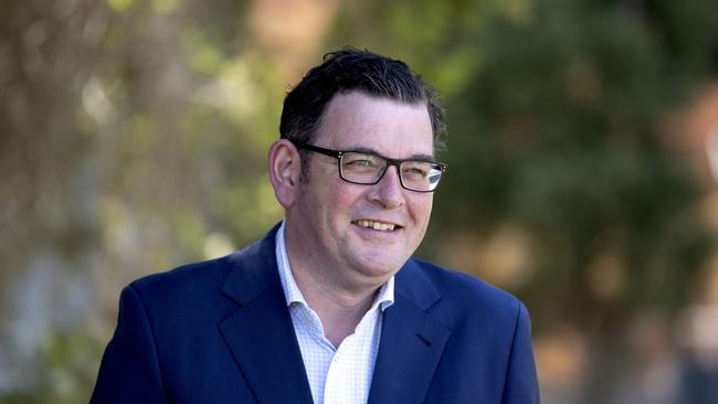 Victorian Premier Daniel Andrews at Deakin University in the Melbourne suburb of Burwood, Victoria, on Monday-. Picture: NCA NewsWire / David Geraghty