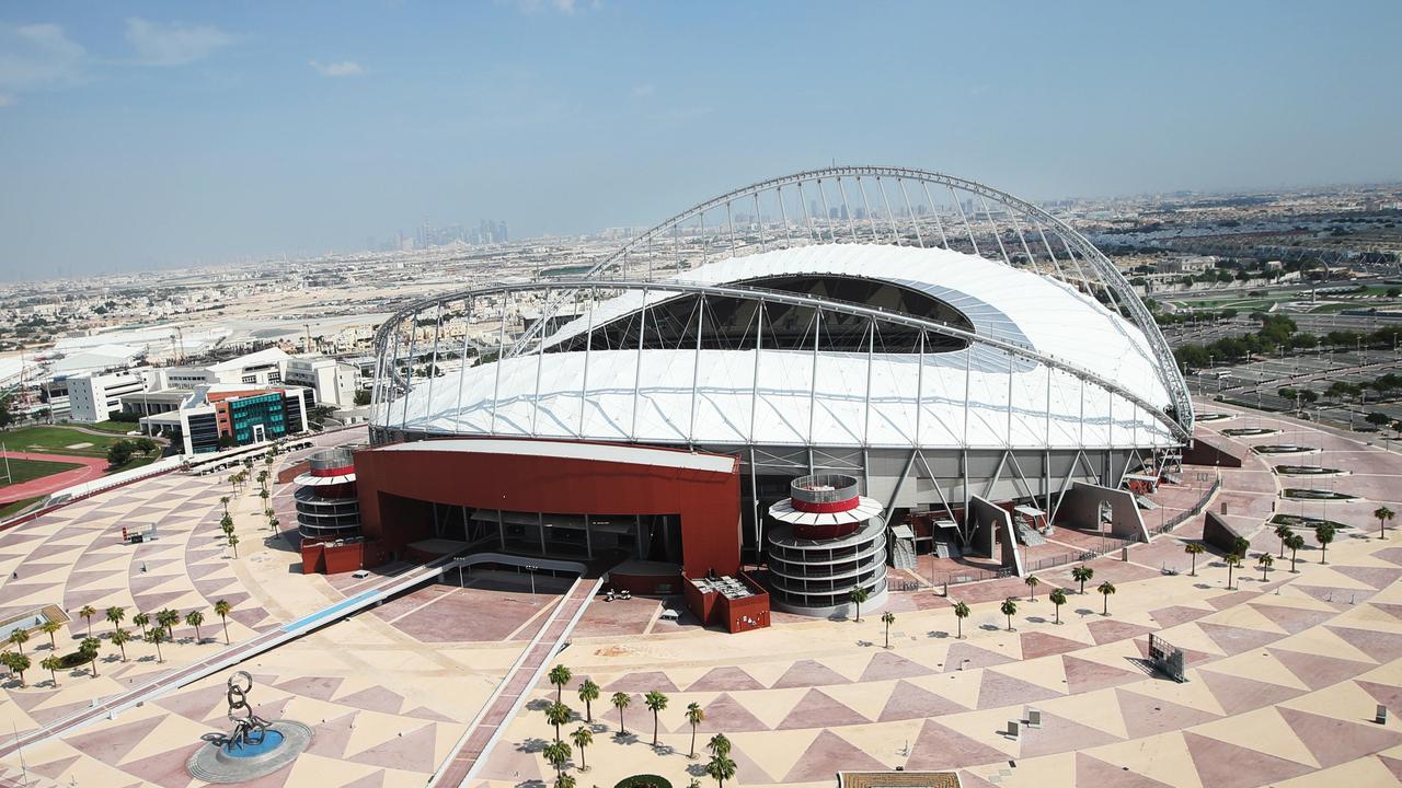 A view of the Khalifa International Stadium. Picture. Phil Hillyard