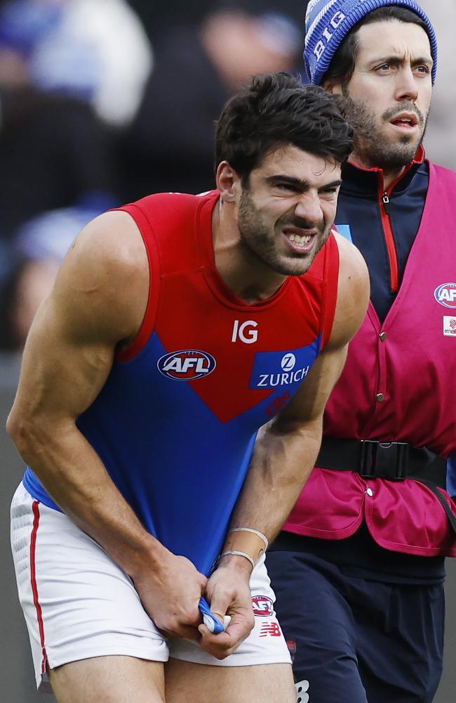 Petracca didn’t play another game in 2024 after the incident. Picture: Michael Klein