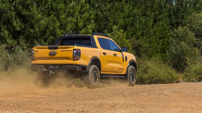 The Ranger Wildtrak is packed with useful and practical equipment the others can’t match. Photo: Mark Bean