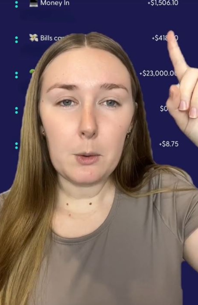 She shares how she makes money online. Picture: TikTok/@amy.coul