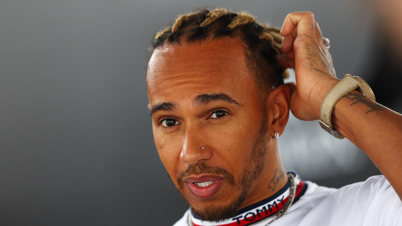 P4 never felt so good for Lewis Hamilton. Picture: Clive Rose/Getty Images/AFP