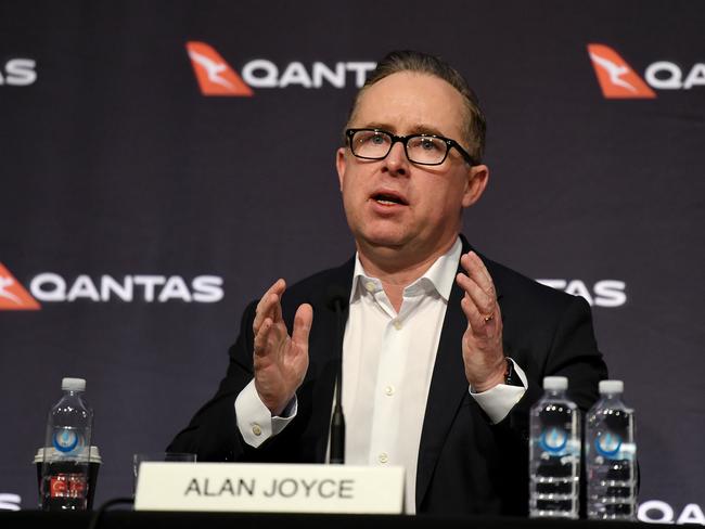 Qantas CEO Alan Joyce says he will fight to prevent more job losses. Picture: Bianca De Marchi