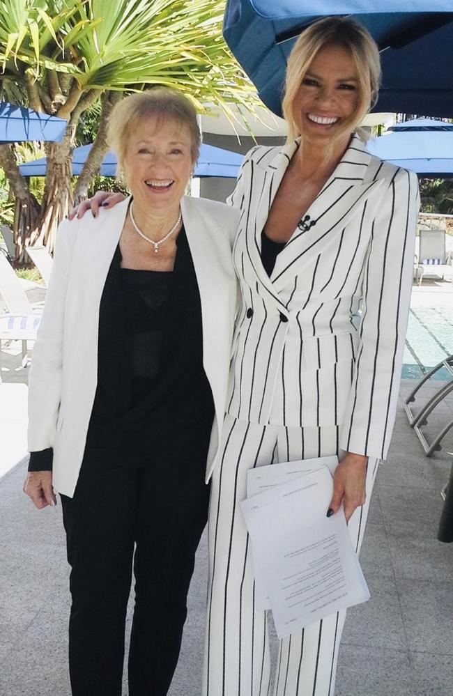 Sonia Kruger with her her mum Margaret