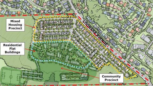 An overview of the proposal in West Pennant Hills.