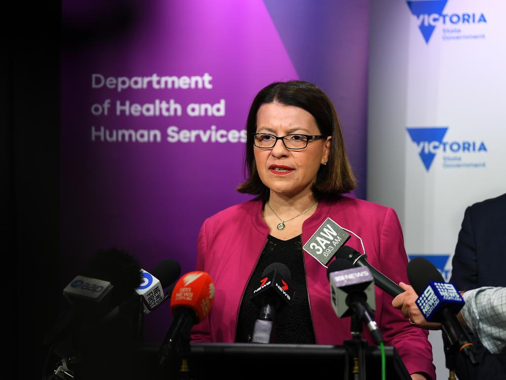 Victorian Health Minister Jenny Mikakos is “flabbergasted” that the doctor worked while unwell. Picture: AAP