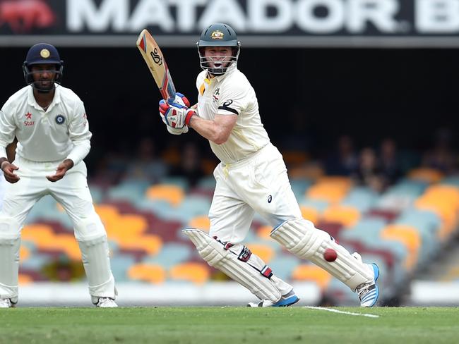 Chris Rogers knew the pressure was on him, with Phillip Hughes waiting in the wings. Picture: Getty