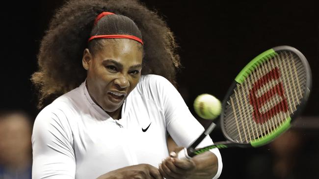 Serena Williams still plans on being the yardstick in women’s tennis.