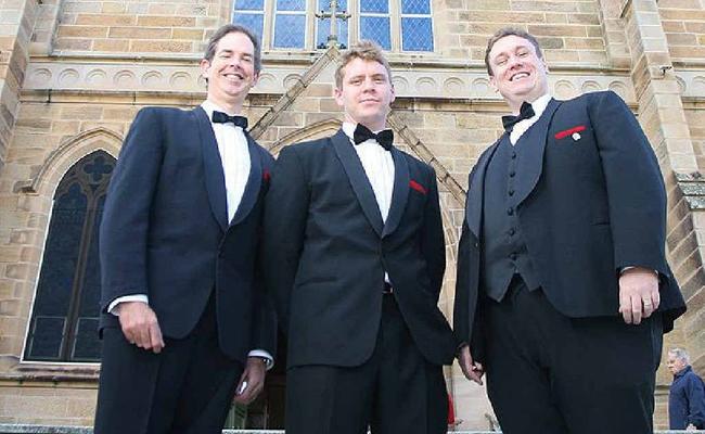 Champion soloists (from left) Michael Hogg, Chris Johnson and Thomas Keenan will compete at the Queensland Eisteddfod. . Picture: Rob Williams