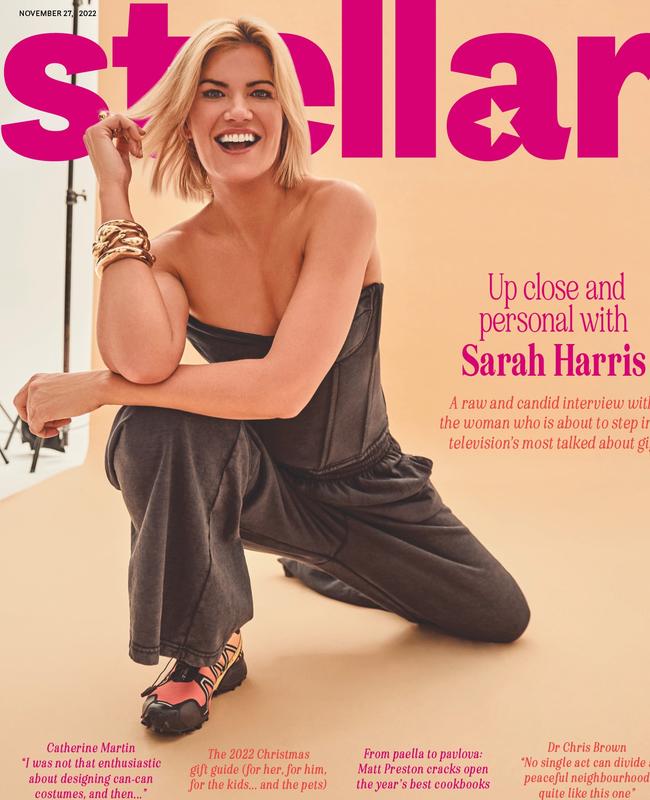 Sarah Harris on the cover of Stellar.