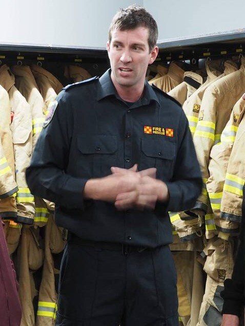 Clint Marsh was a volunteer firefighter for over a decade before he was suspended. Picture: Facebook