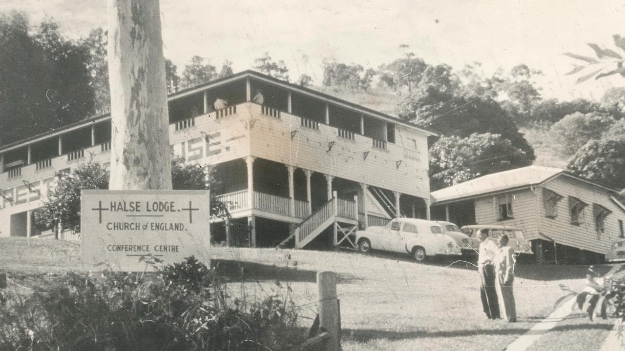 Noosa's Heritage-listed Halse Lodge, circa 1961.