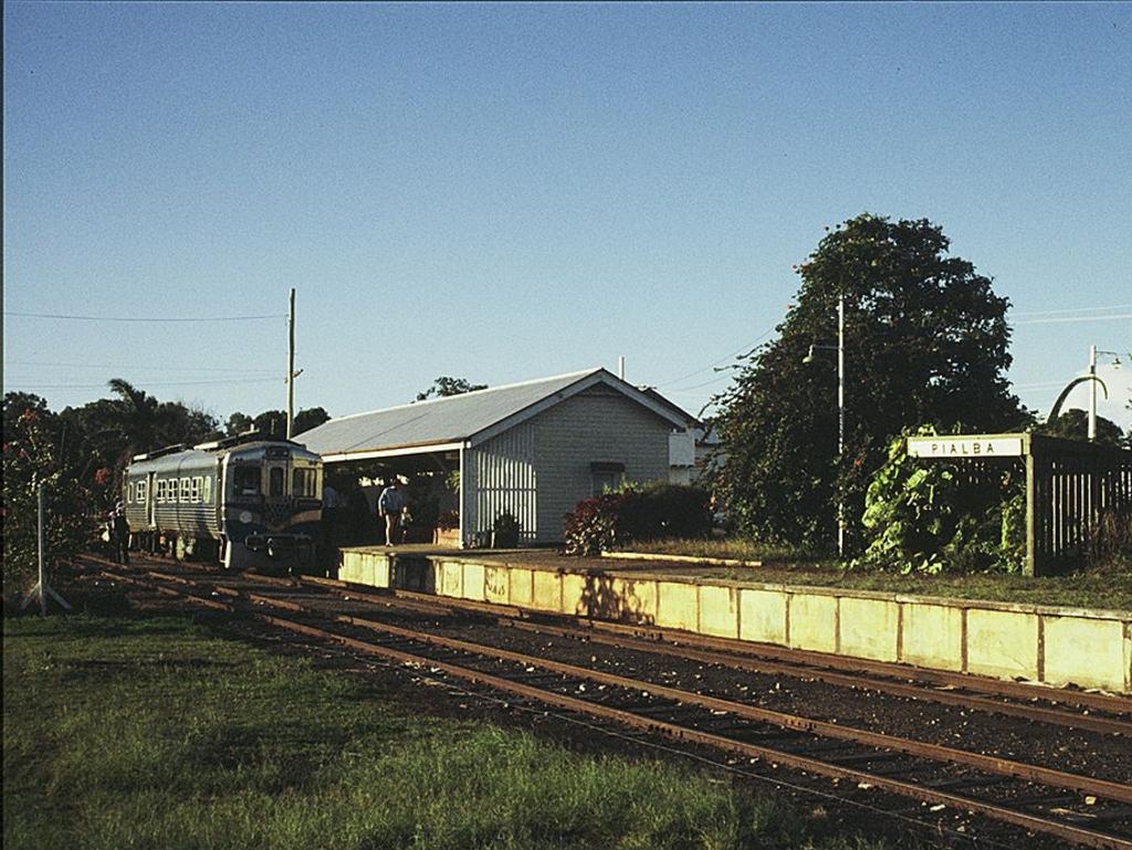 The Pialba train station.