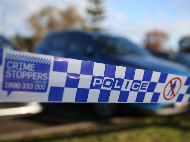 MELBOURNE, AUSTRALIA- NewsWire Photos June 25 2022,  Generic View of Police line tape at a crime scene.Picture: NCA NewsWire /Brendan Beckett