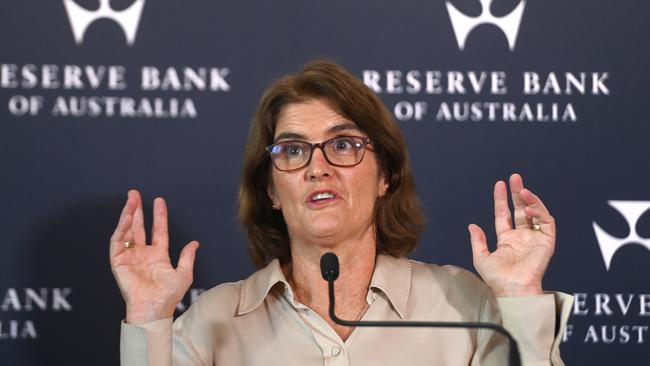 RBA governor Michele Bullock has warned of a two-way risk to the Australian economy. Picture: Jeremy Piper