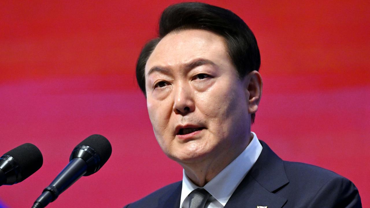 South Korean President Yoon Suk Yeol is facing backlash for his work week plan. Picture: Jung Yeon-Je/Getty Images