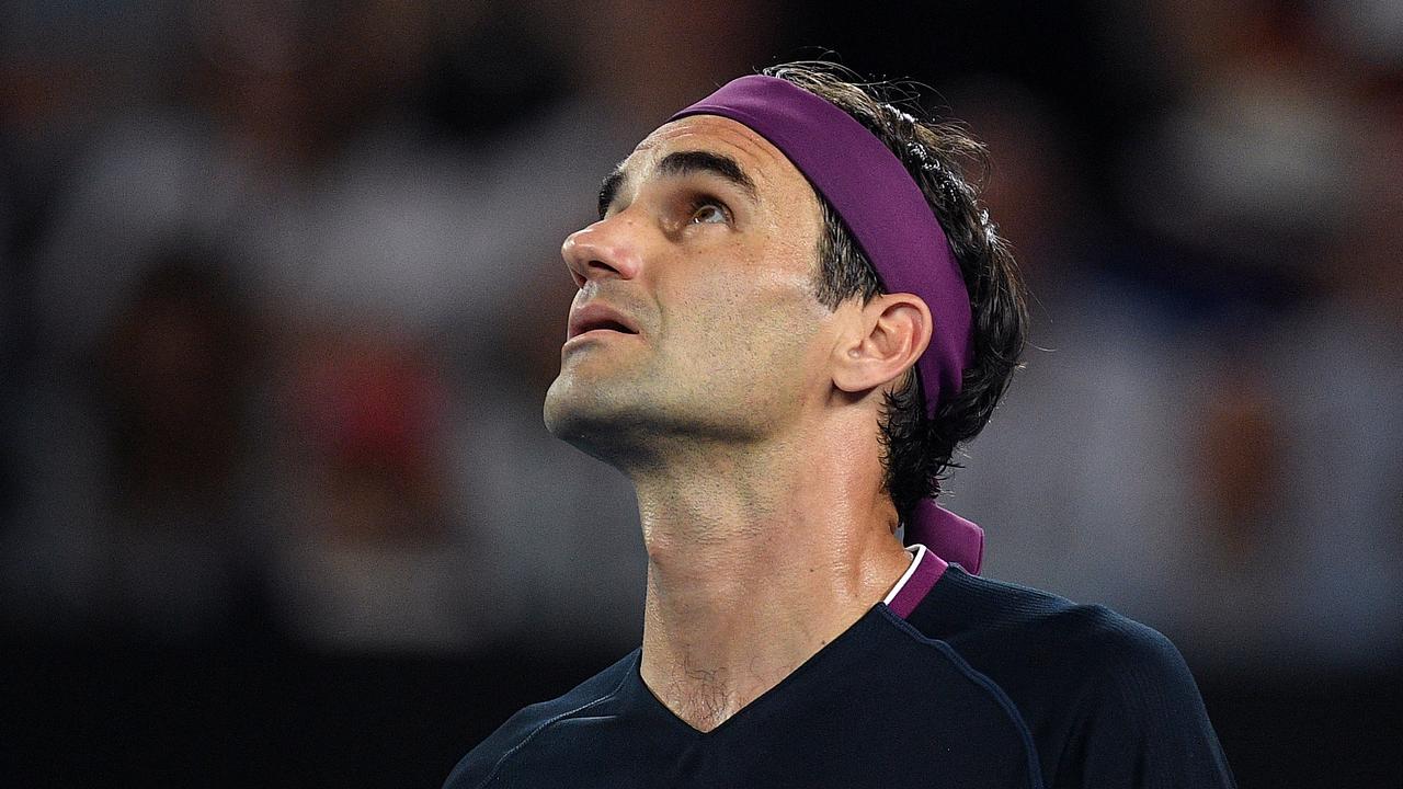 Roger Federer threw caution to the wind against Novak Djokovic.