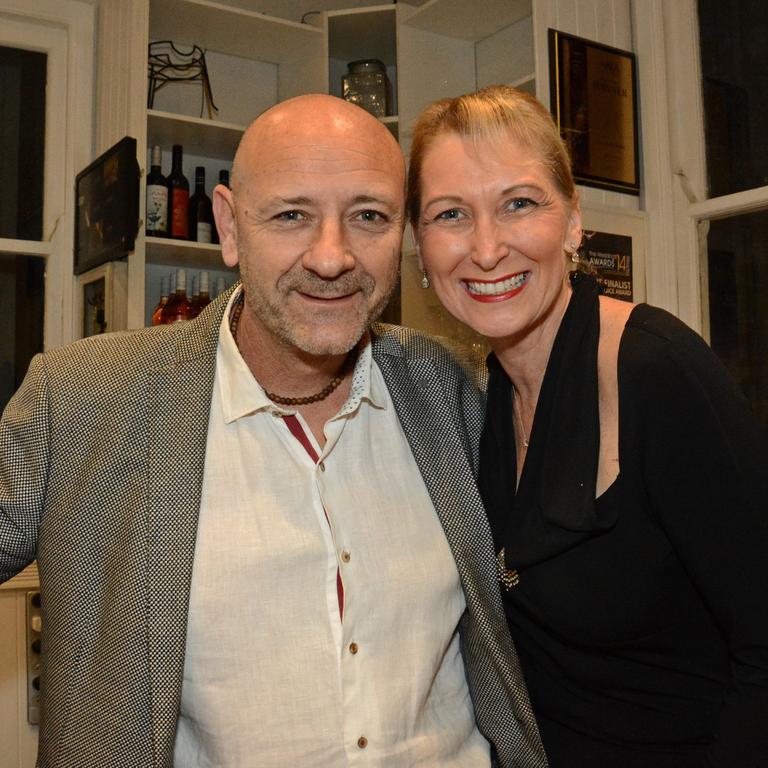 Carlo Percuoco and Madison Hebbard at Mudgeeraba Chamber of Commerce dinner at House of Eco Studio, Mudgeeraba. Picture: Regina King.