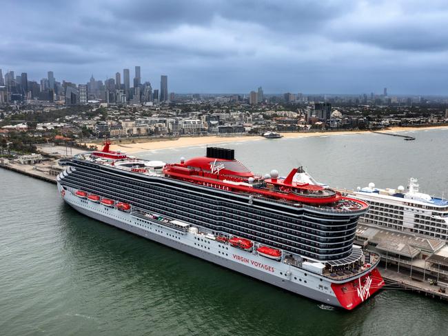 Virgin Voyages has disappeared from Melbourne. Picture: David Geraghty